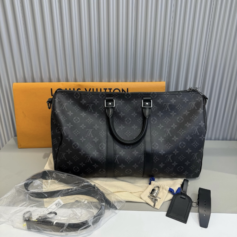 99新 LouisVuitton/路易威登 LV黑武士keepall45  25100003-06