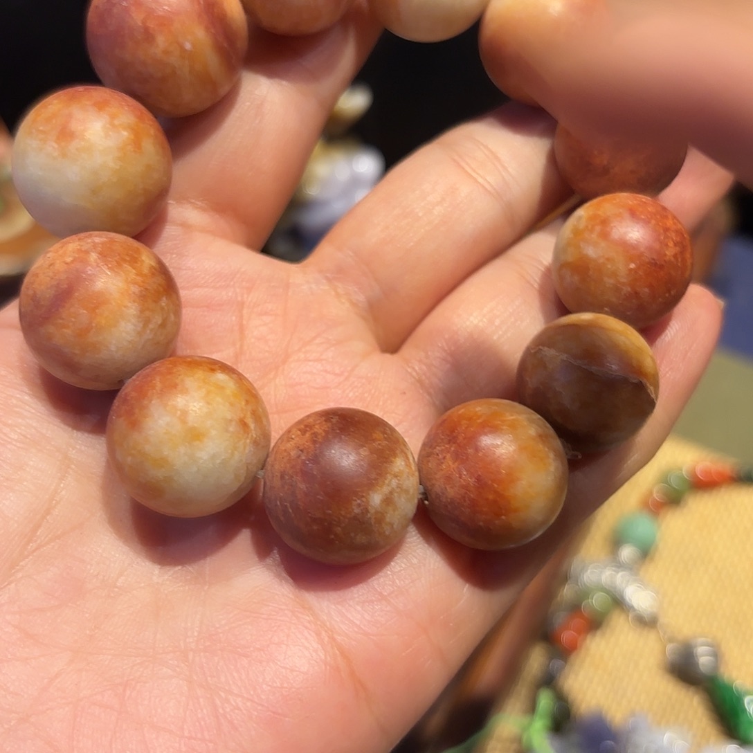 翡翠手链未镶嵌原创