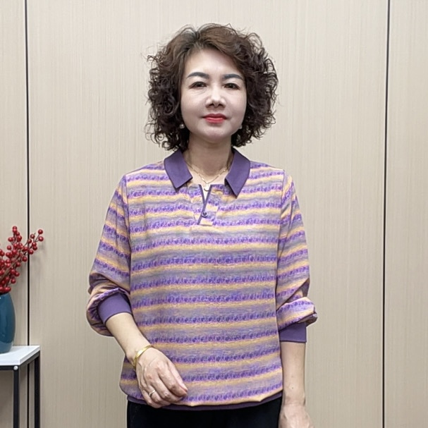 2025秋季洋气减龄气质时尚显瘦遮肚长袖百搭休闲宽松妈妈装