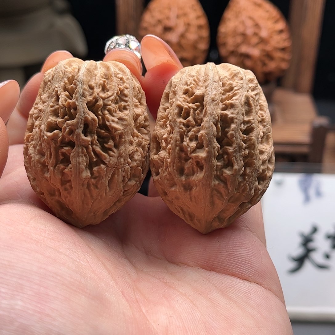 文玩核桃把件关东木子家楸大胖59