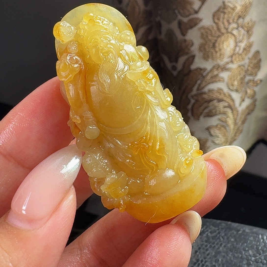 小***技定制翡翠未镶嵌毛货