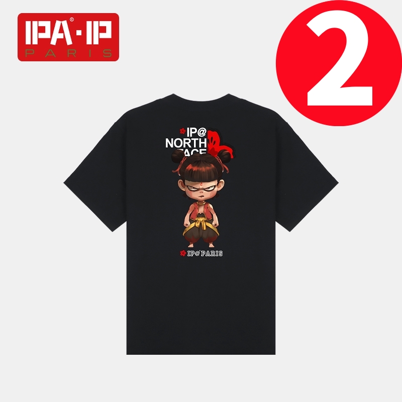 【2号专属链接】IP高者哪吒联名25年夏季上衣重磅克重休闲T恤IPA03