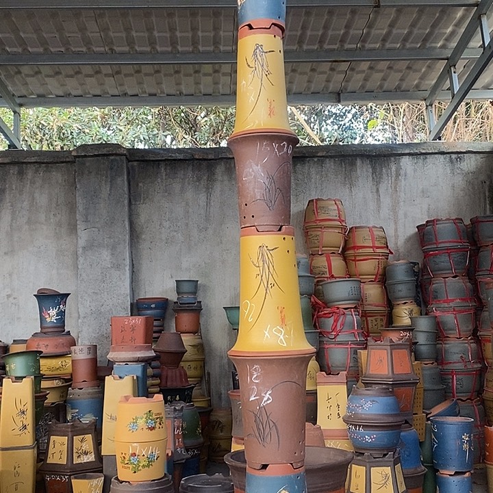 紫砂花盆紫砂花盆