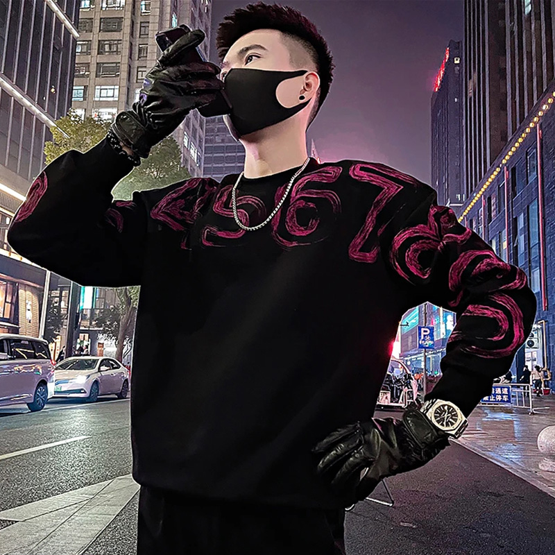 常规款秋冬季运动卫衣套头衫加厚男士卫衣