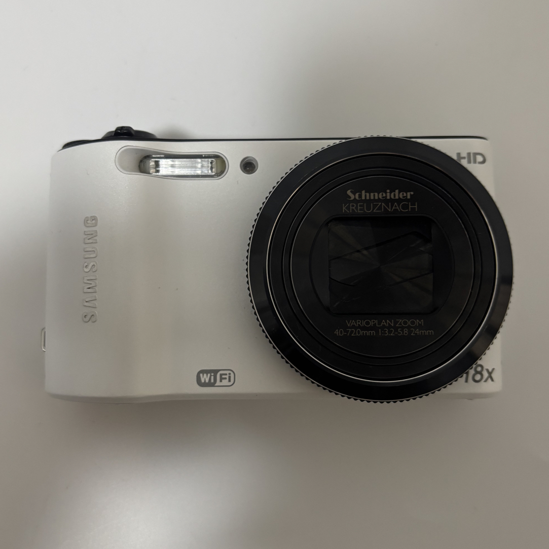 95新 Samsung/三星 wb150奶白色大福利18倍长焦带配件