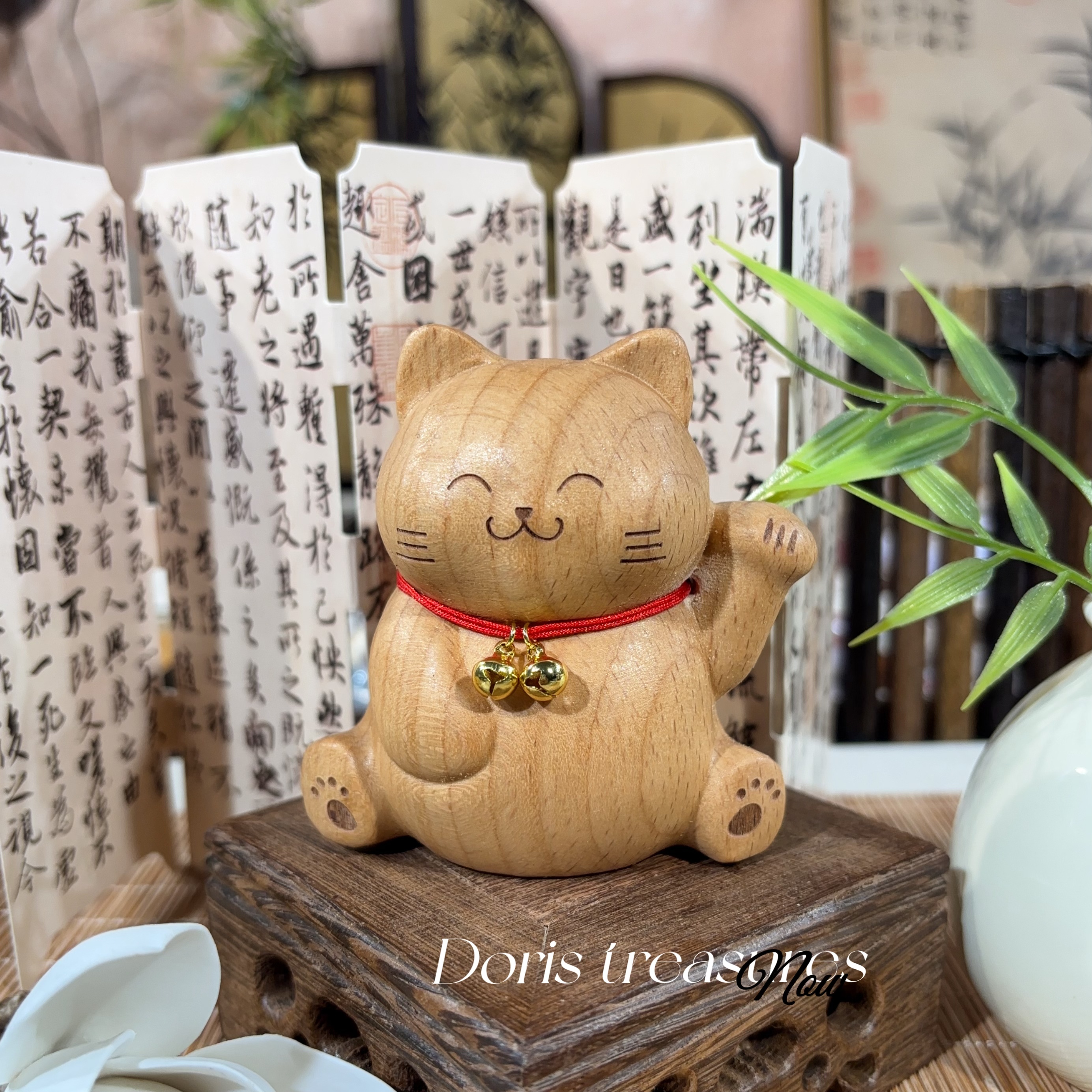 【猫肥家润】胡桃木摆件文玩高级感