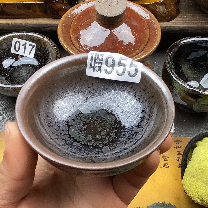 茶盏微瑕建盏主人杯子