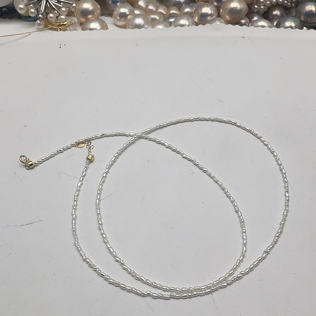 18K金镶嵌颈饰海水珍珠