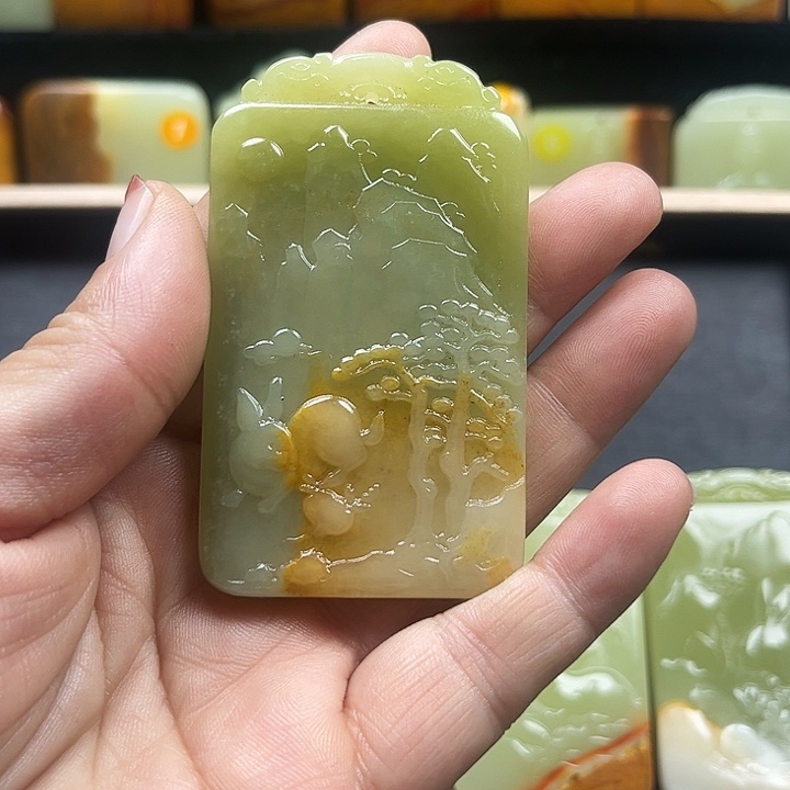 方解石玉，昆仑山料