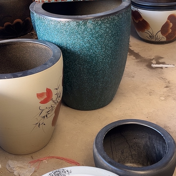 @***哥景德镇陶瓷鱼缸艺术