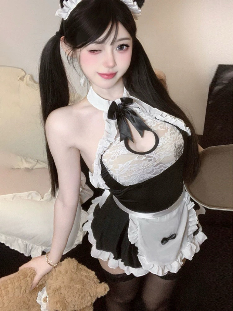 【梦魂不舍】小猫大作战！蕾丝纯欲仆仆裙