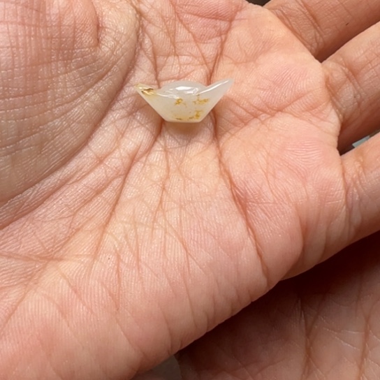 和田玉未镶嵌颈饰元宝