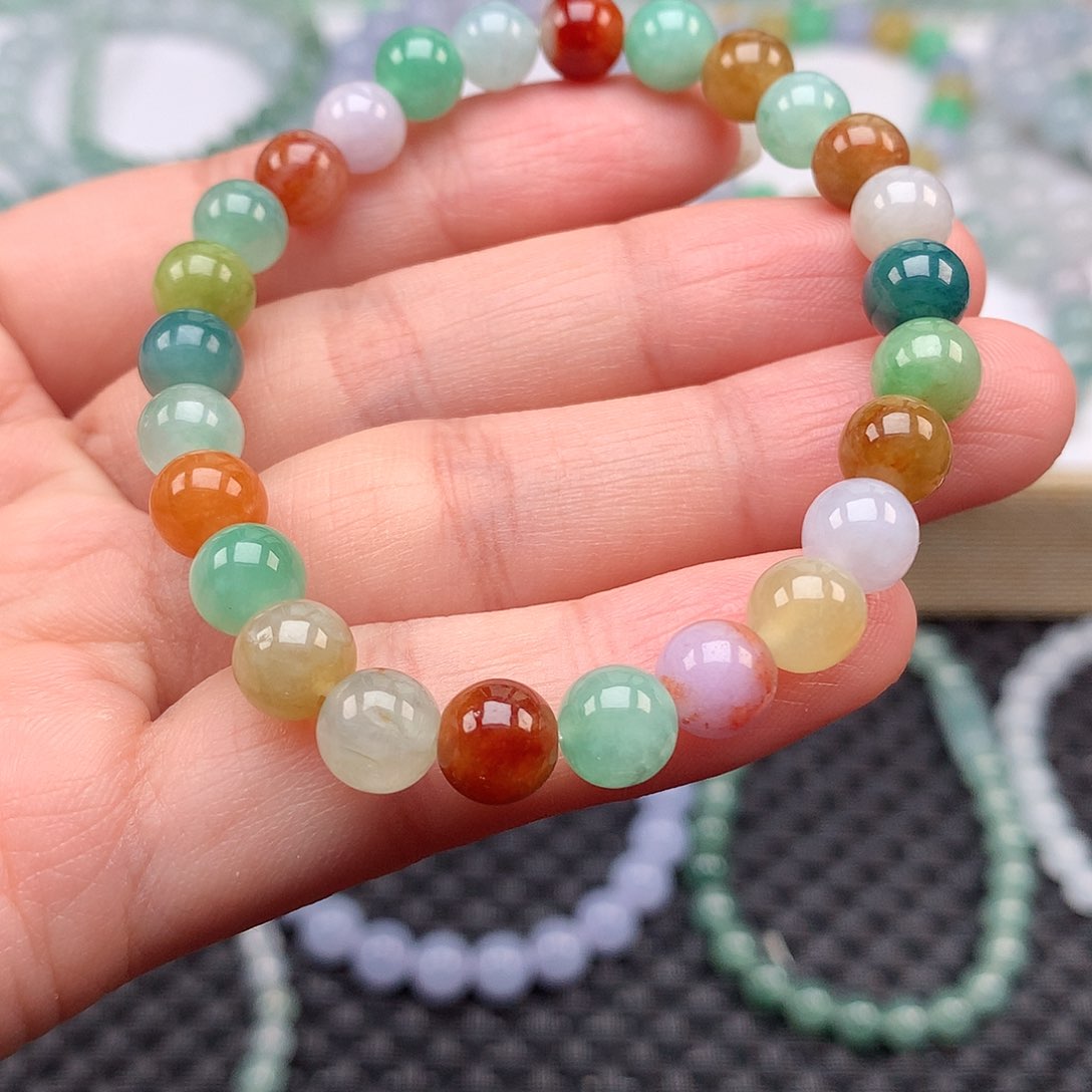 翡翠手链未镶嵌翡翠卡7