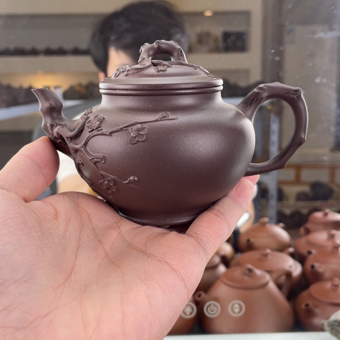 茶壶紫砂220cc大水潭底槽清茶壶
