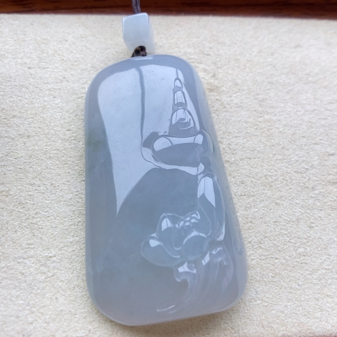 翡翠未镶嵌颈饰吊坠14