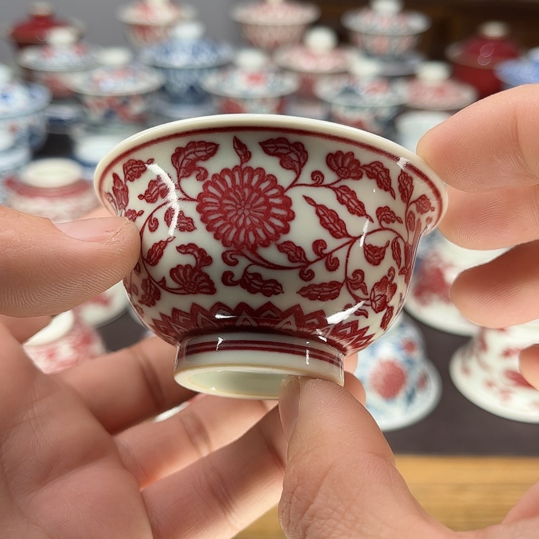 礼**书景德镇陶瓷青花釉里红