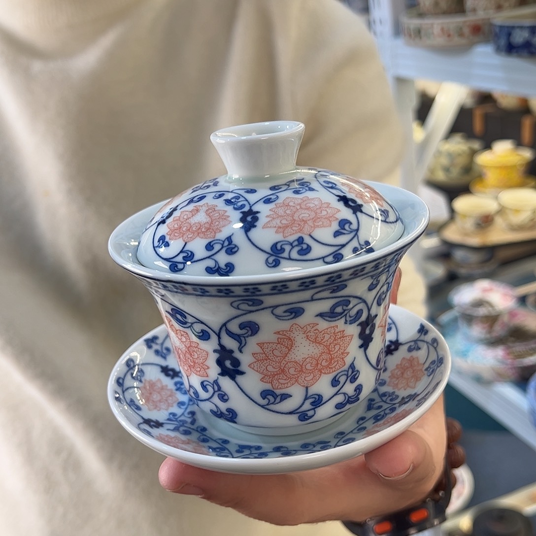 盖碗很漂亮我很喜欢