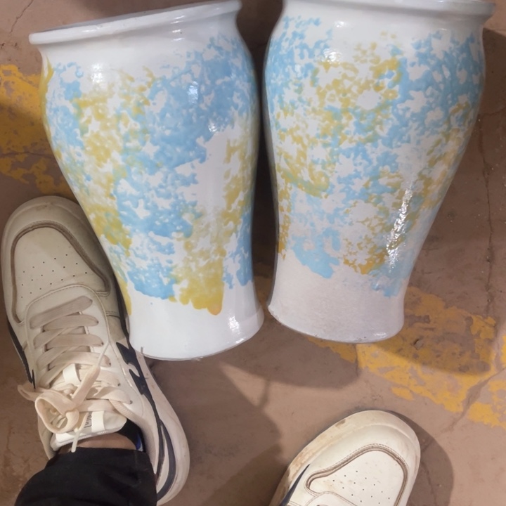 花盆紫砂口径15高度26两只正品