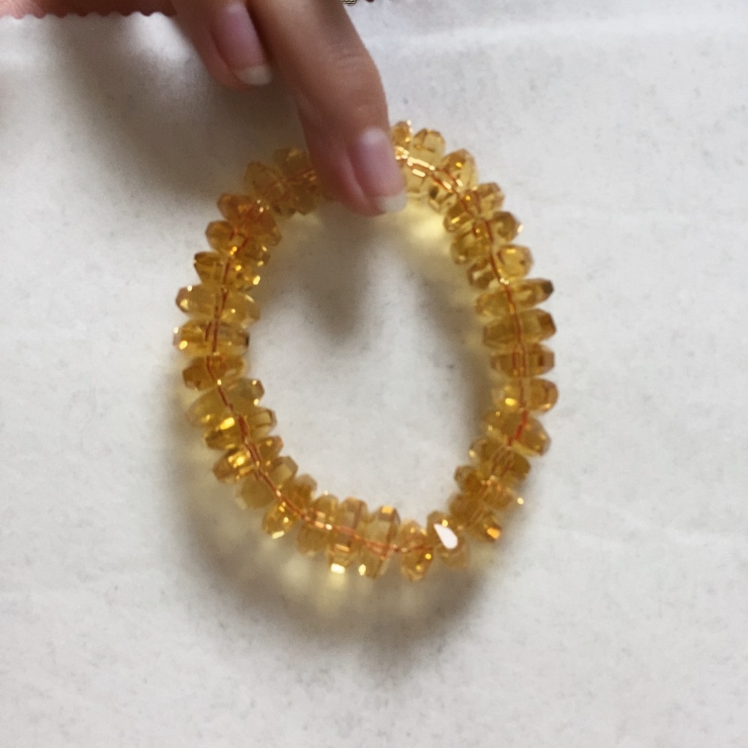 水晶手串未镶嵌j****院简单