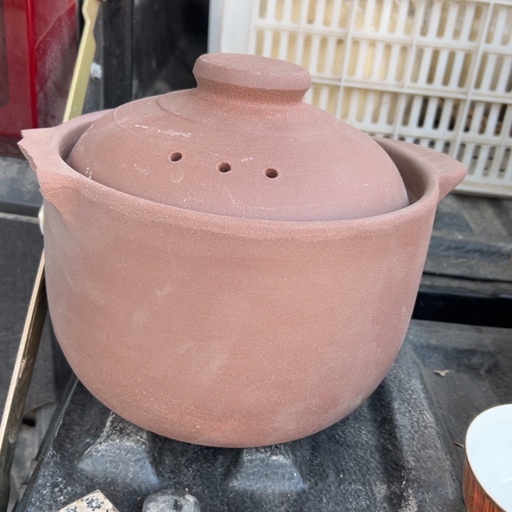 库存尾货紫砂干烧锅一套口径22.5