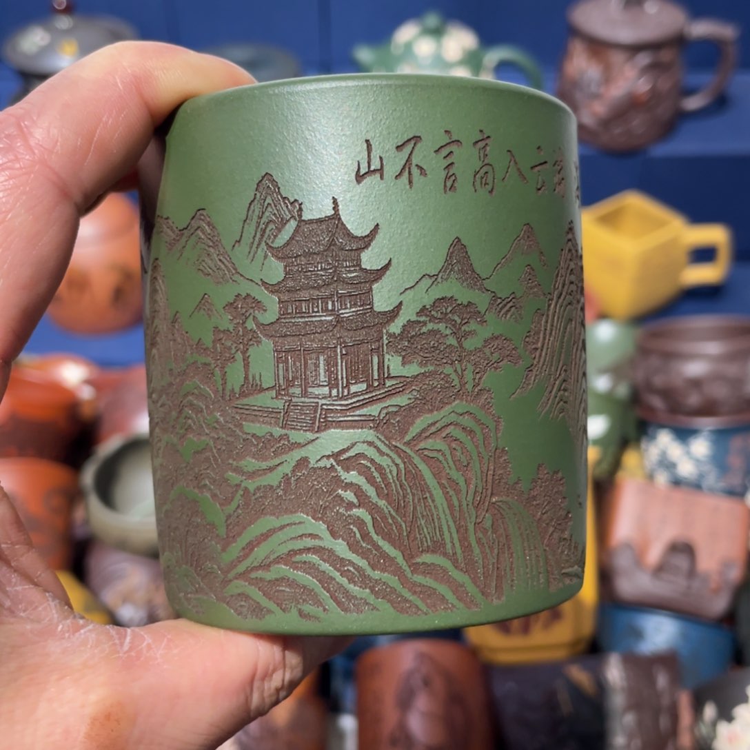 原矿紫砂手工主人杯
