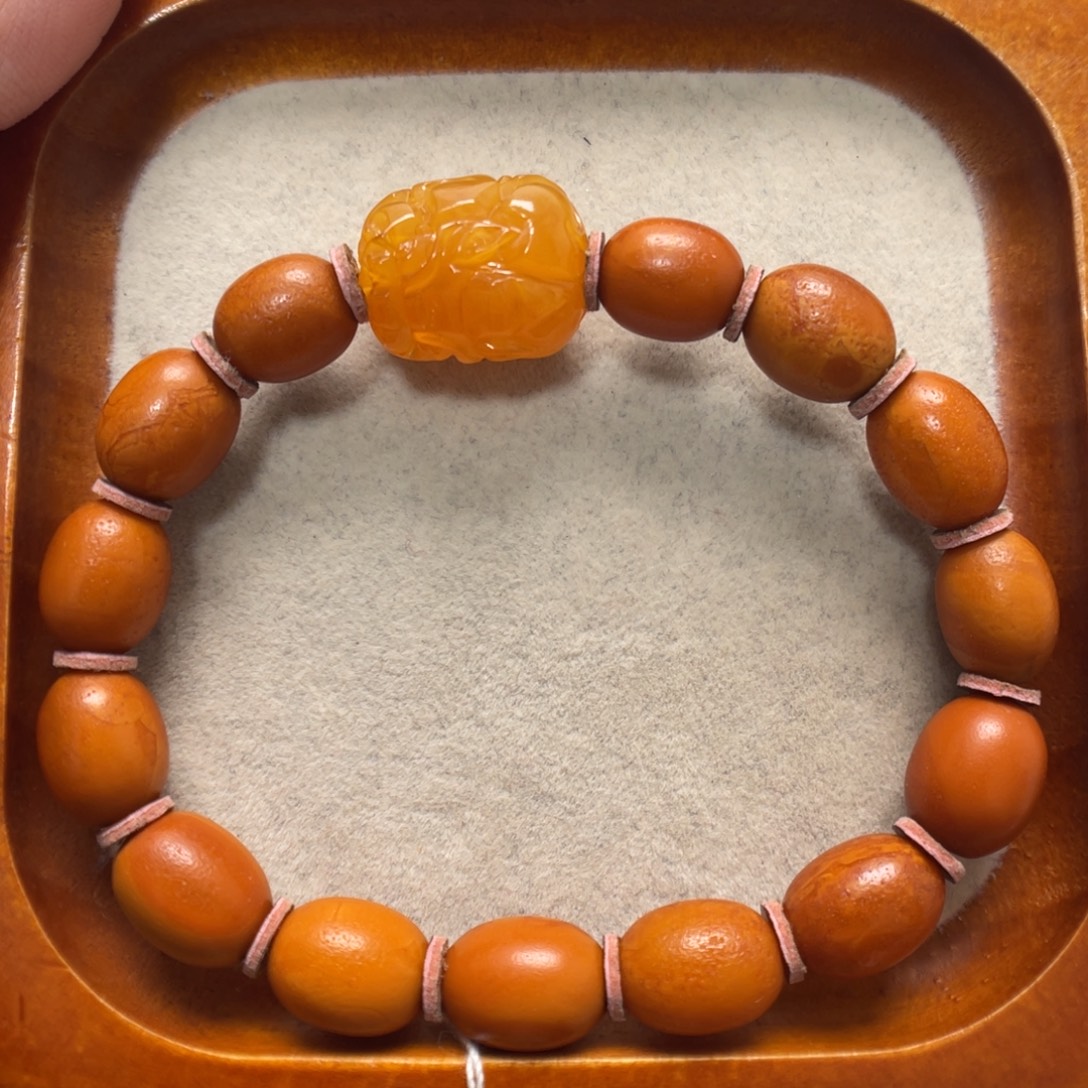 蜜蜡未镶嵌手串蜜蜡
