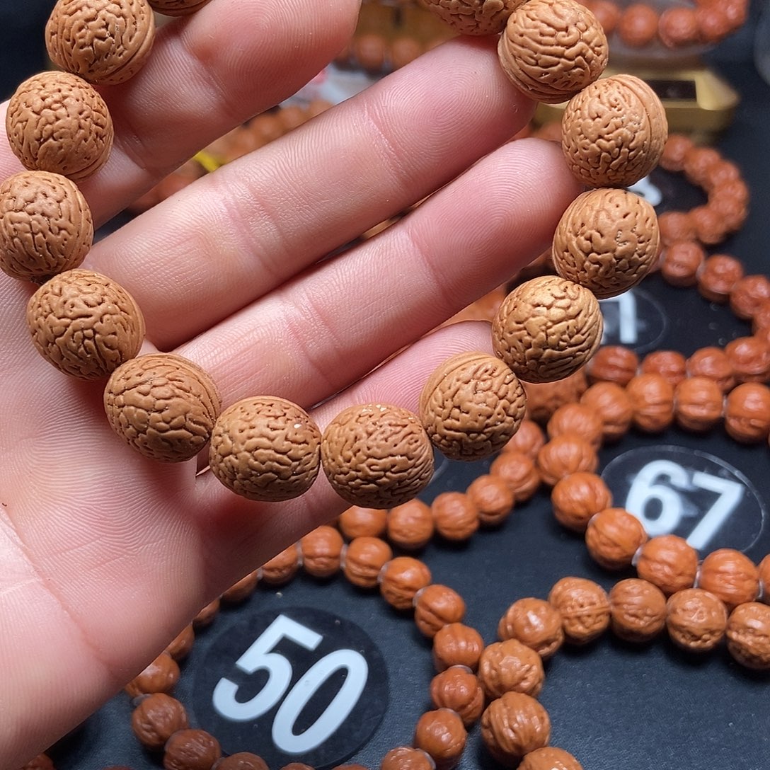 文玩核桃手串桃和钱袋子15