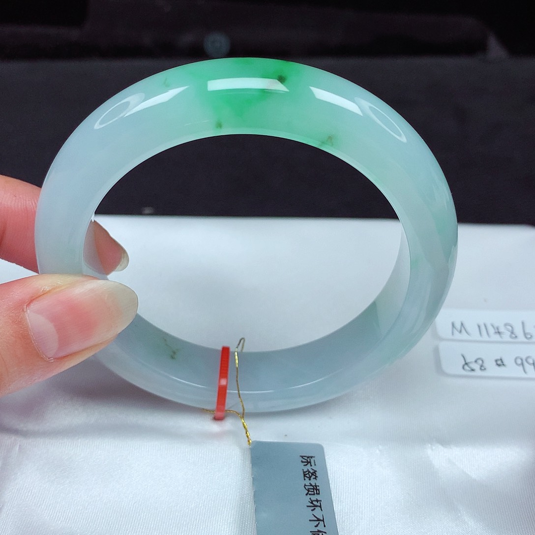 未镶嵌手镯翡翠58圈862