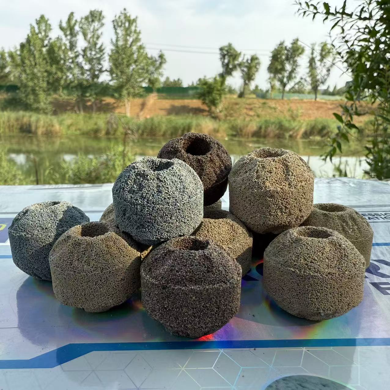 MBio麦宝培菌滤材鱼缸过滤材料生化净化水质奈米细菌屋底滤过滤石