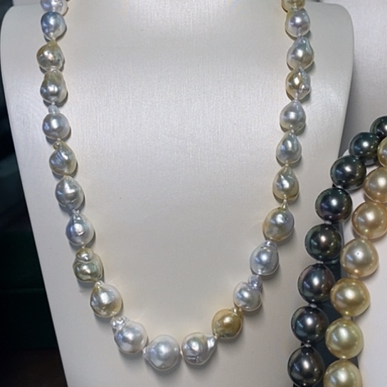 海水珍珠颈饰未镶嵌9-12