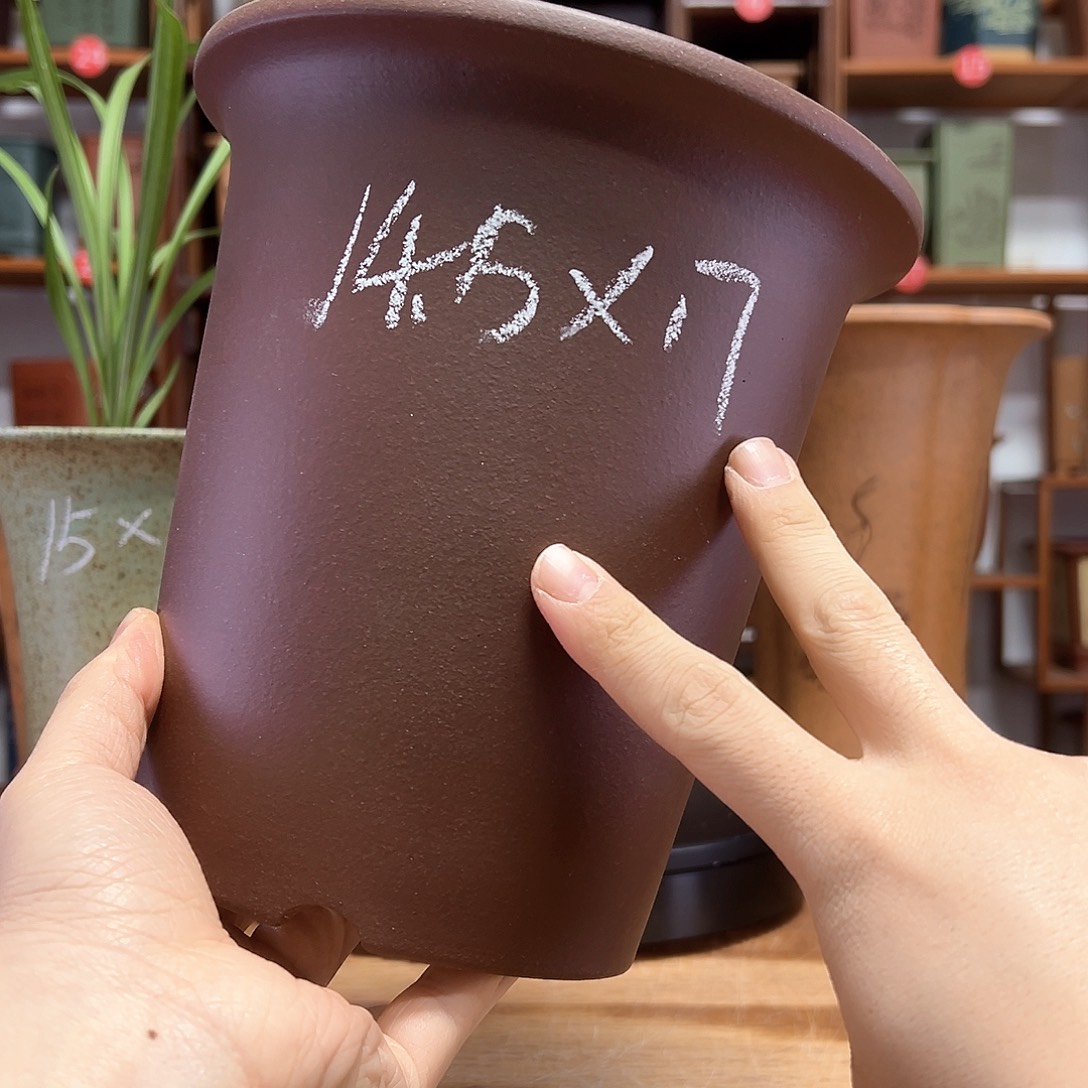 F***g紫砂花盆周之夏精品紫砂花盆