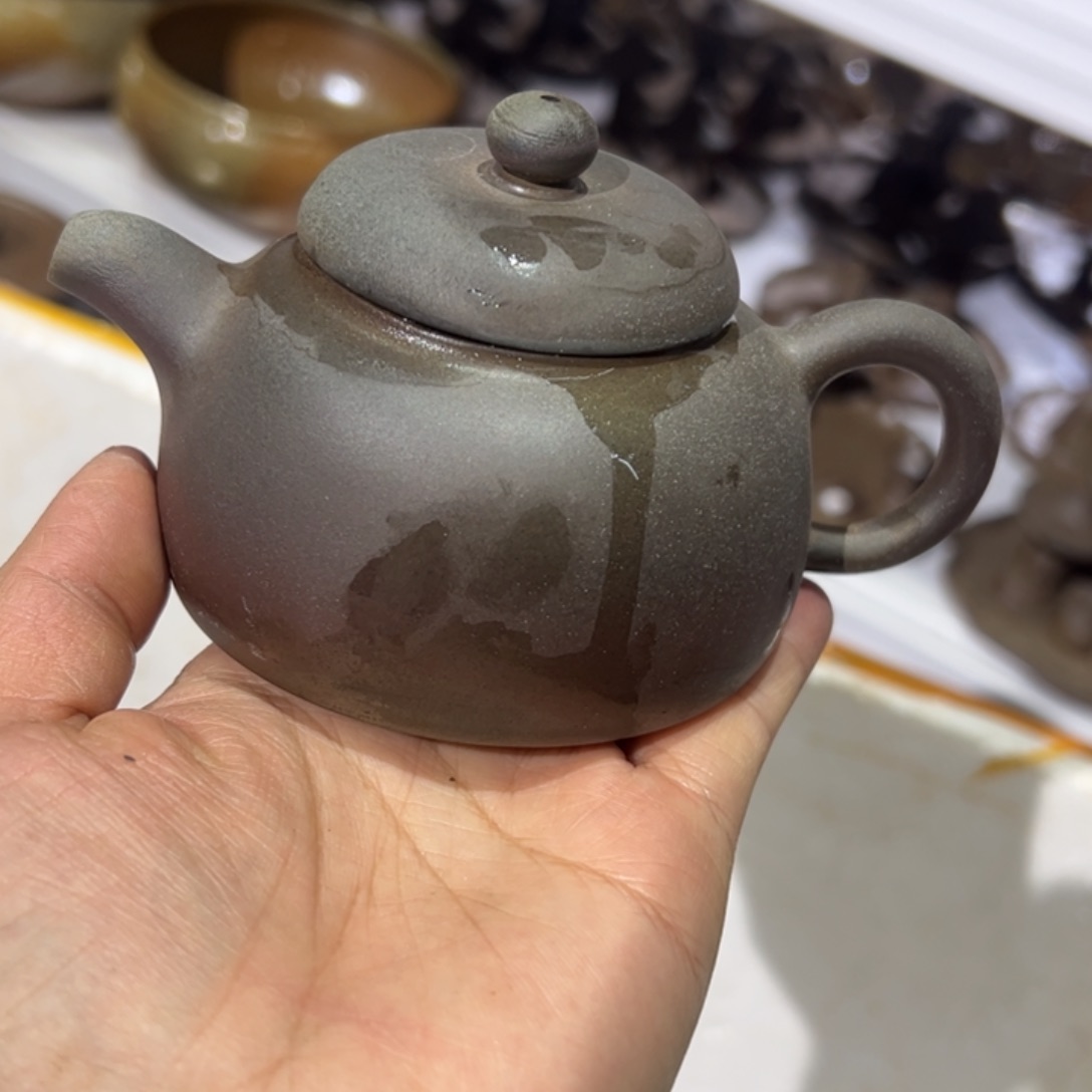 贵台龙窑柴烧茶壶172