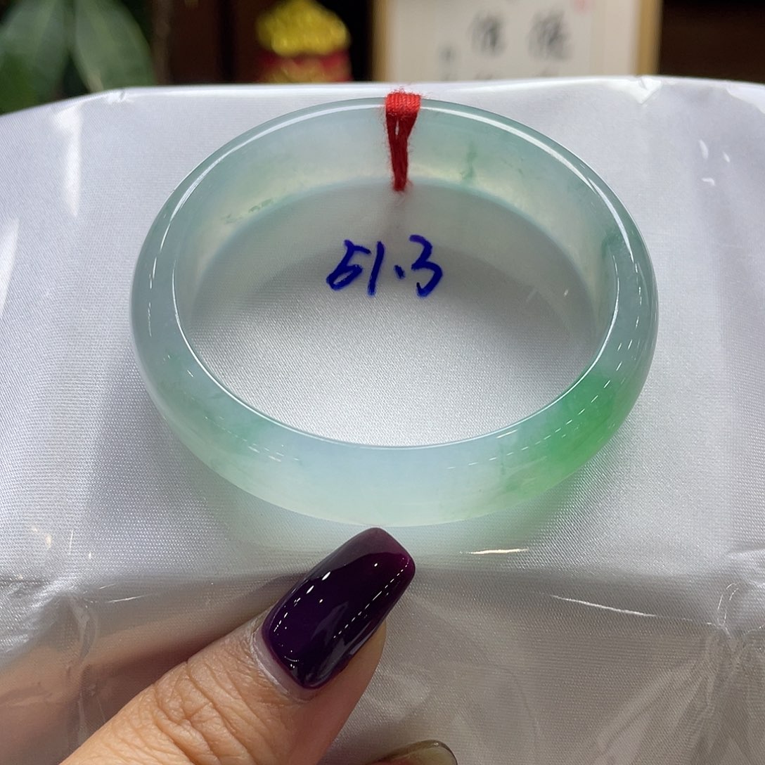翡翠未镶嵌手镯19 号链接