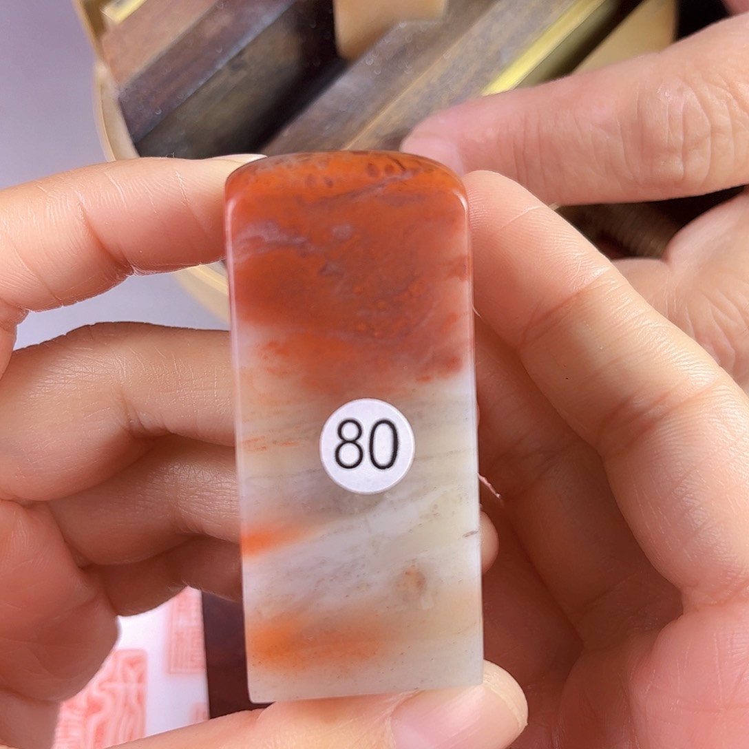 昌化石印石80号老挝石2.5厘米