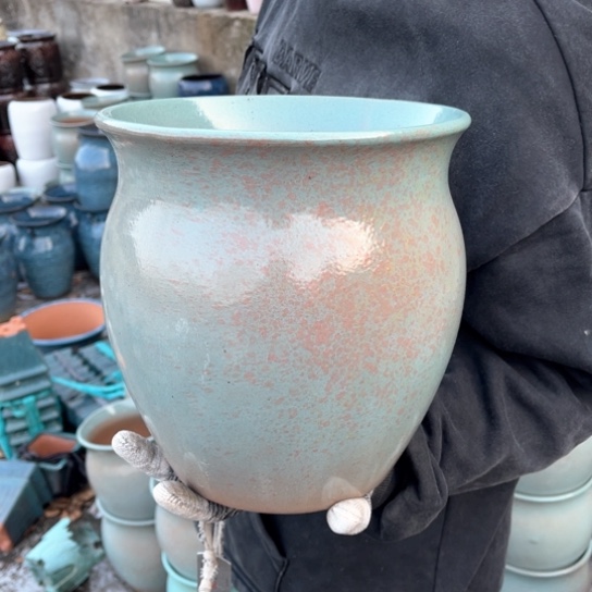 红陶口21高24瑕疵