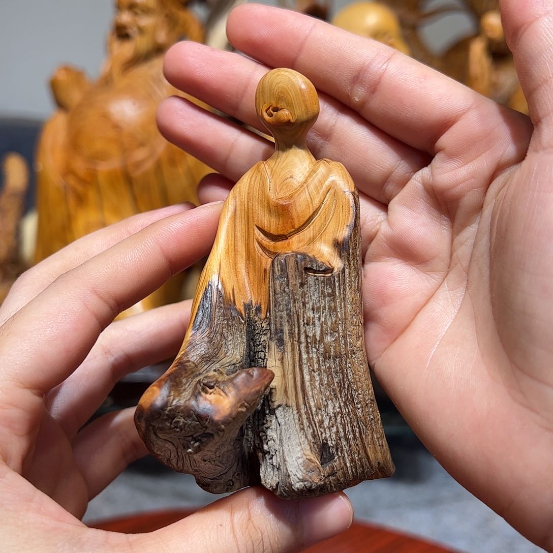 柏木（崖柏）崖柏木手把件摆件