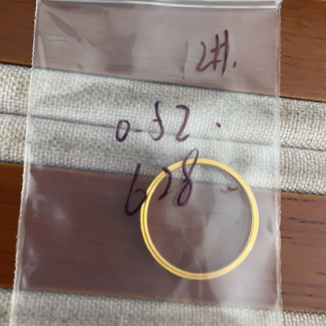 克重0.52 12号 碎冰冰戒指 足金999