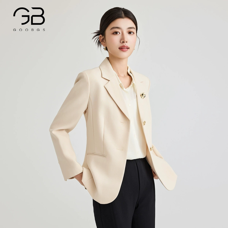 【谷邦L+】谷邦GOOBGS 纯色休闲西服外套 G3156527