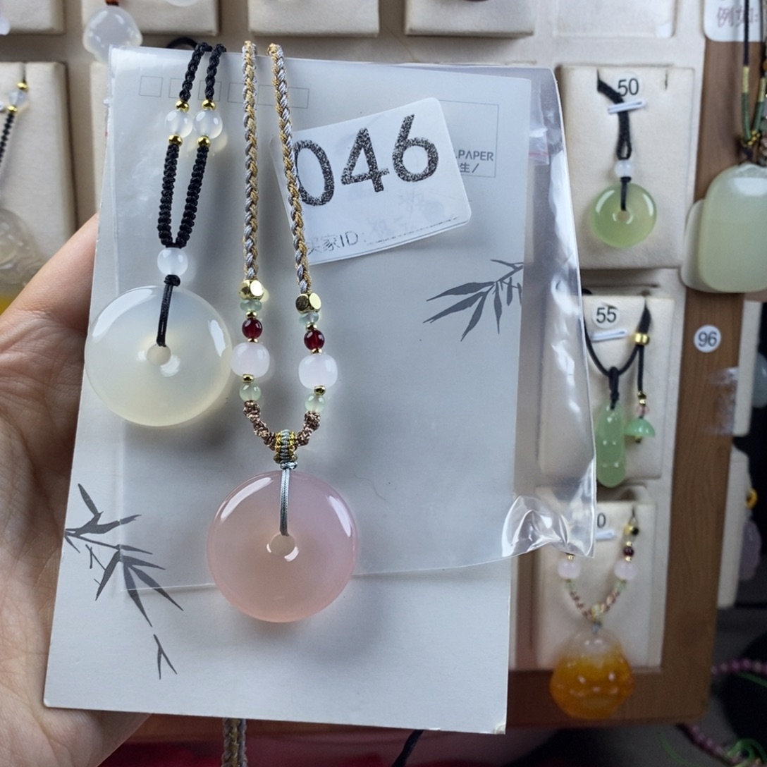 玛瑙/玉髓合金颈饰