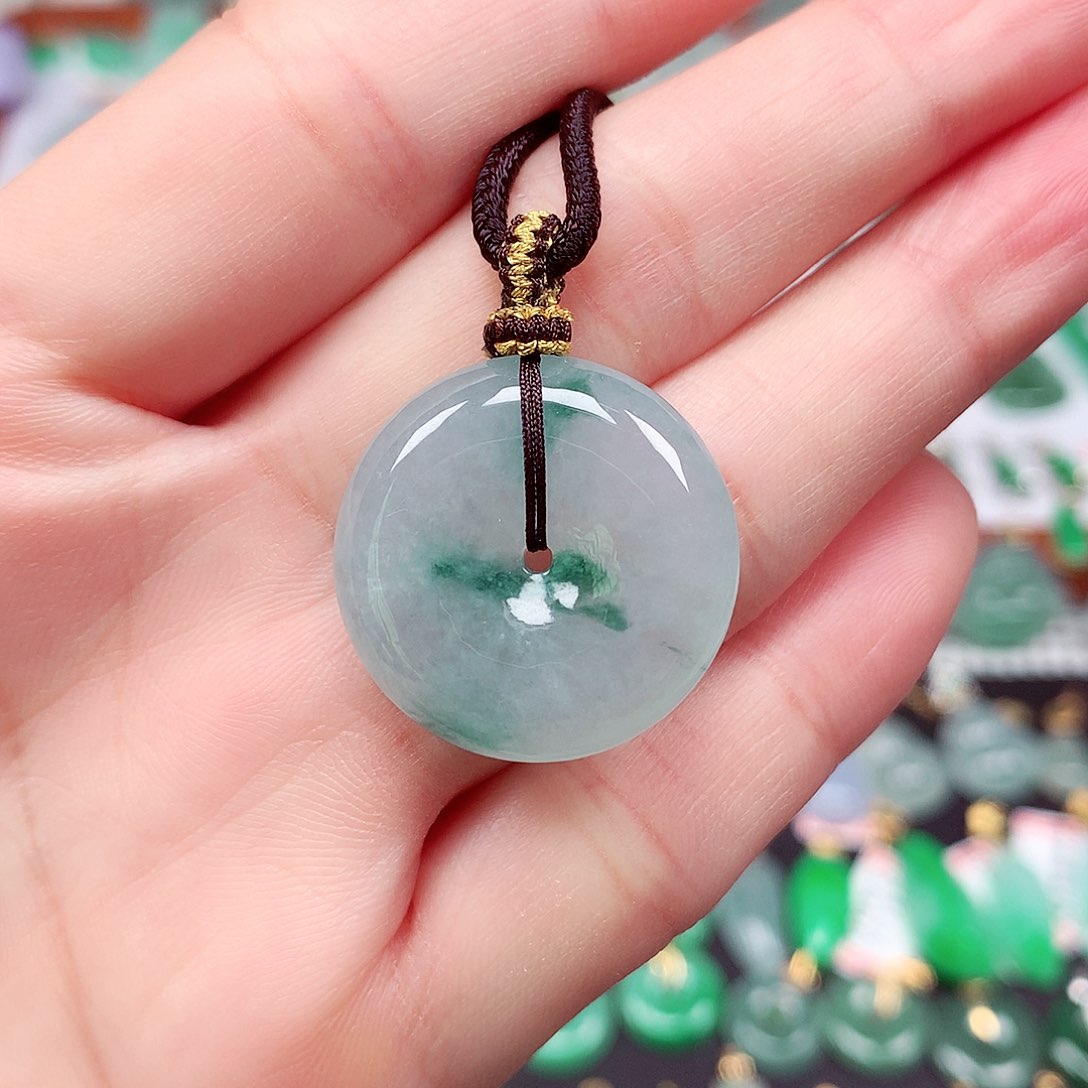 翡翠颈饰未镶嵌天然翡翠A货