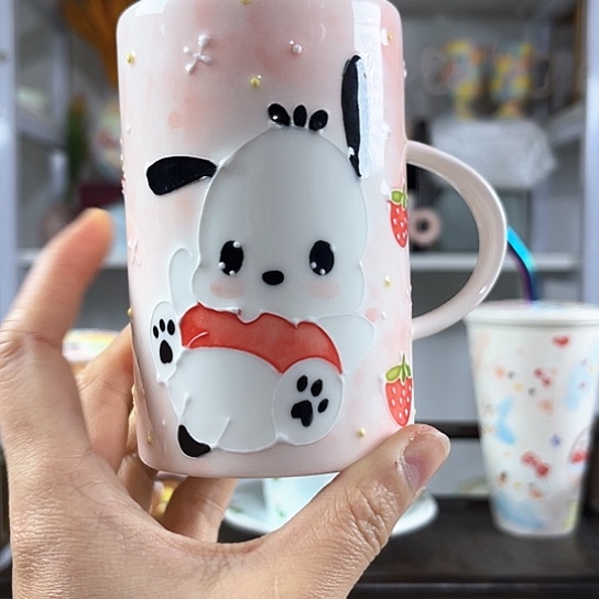 手绘高温釉下彩陶瓷