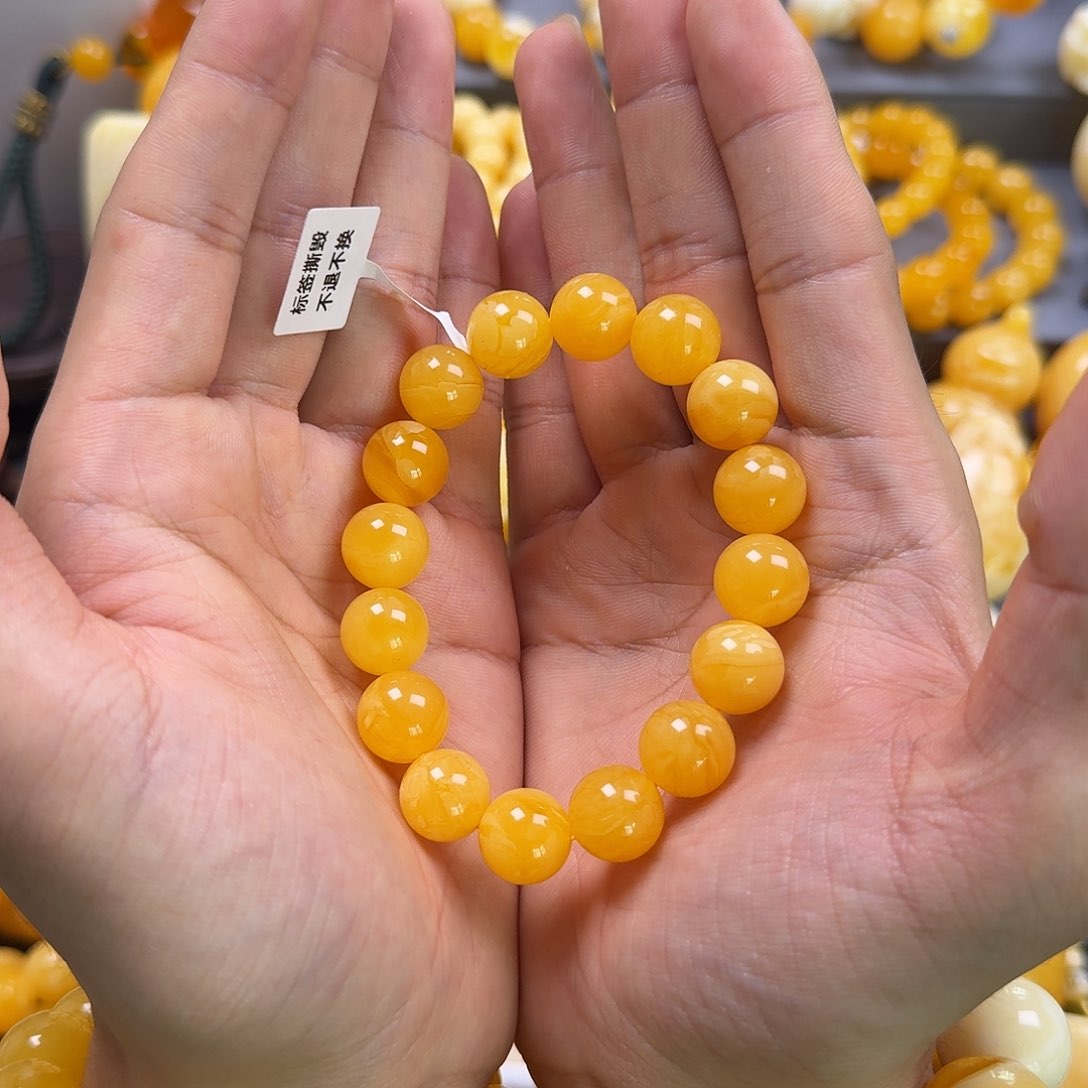 蜜蜡珠宝奇石未镶嵌13mm