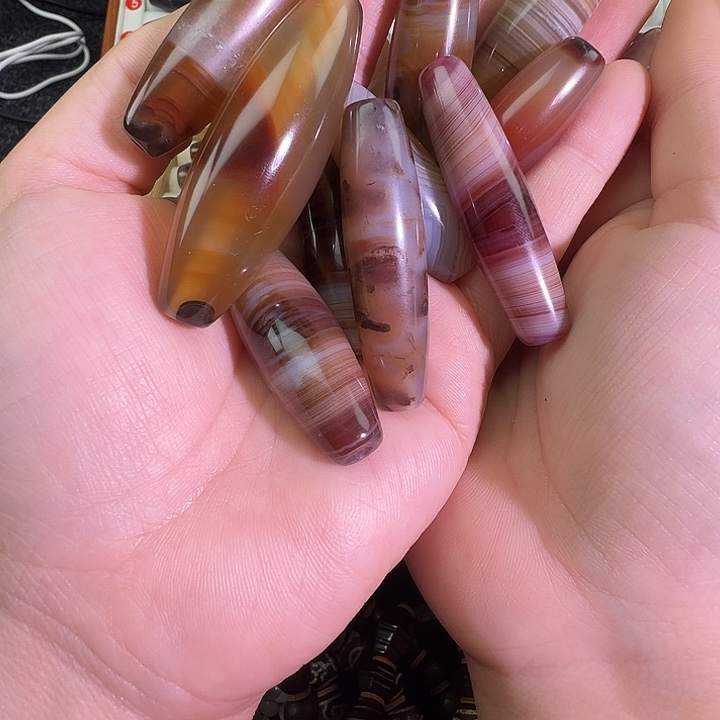 文***爱玛瑙/玉髓未镶嵌颈饰