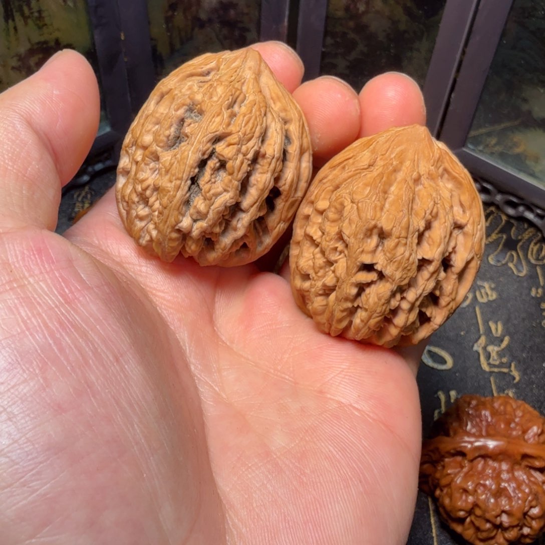 文玩核桃吊坠九龙筋36