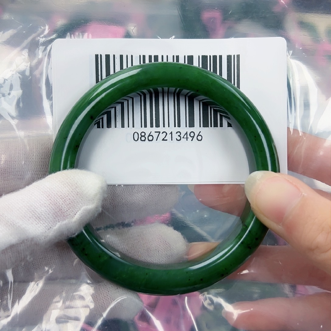 和田玉（碧玉）手镯未镶嵌5859