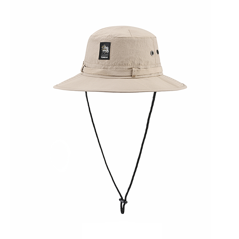 探路者帽子2025春夏户外运动透气男女通款大檐速干帽