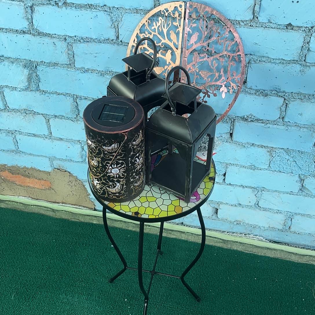 冧***蝴蝶凳➕两个同款太阳风灯➕复古风灯2➕生命树