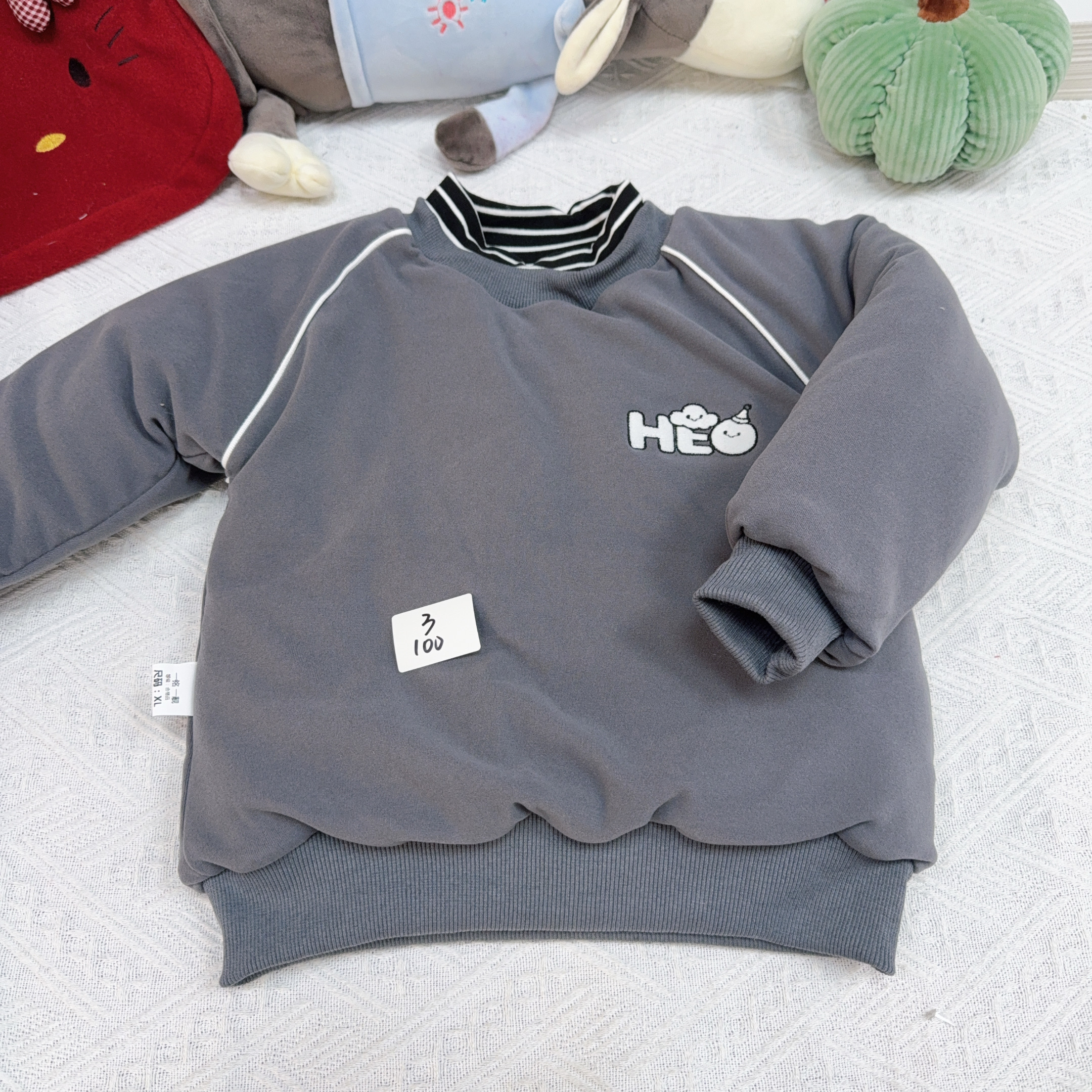 儿童冬季休闲加绒加厚打底衫047