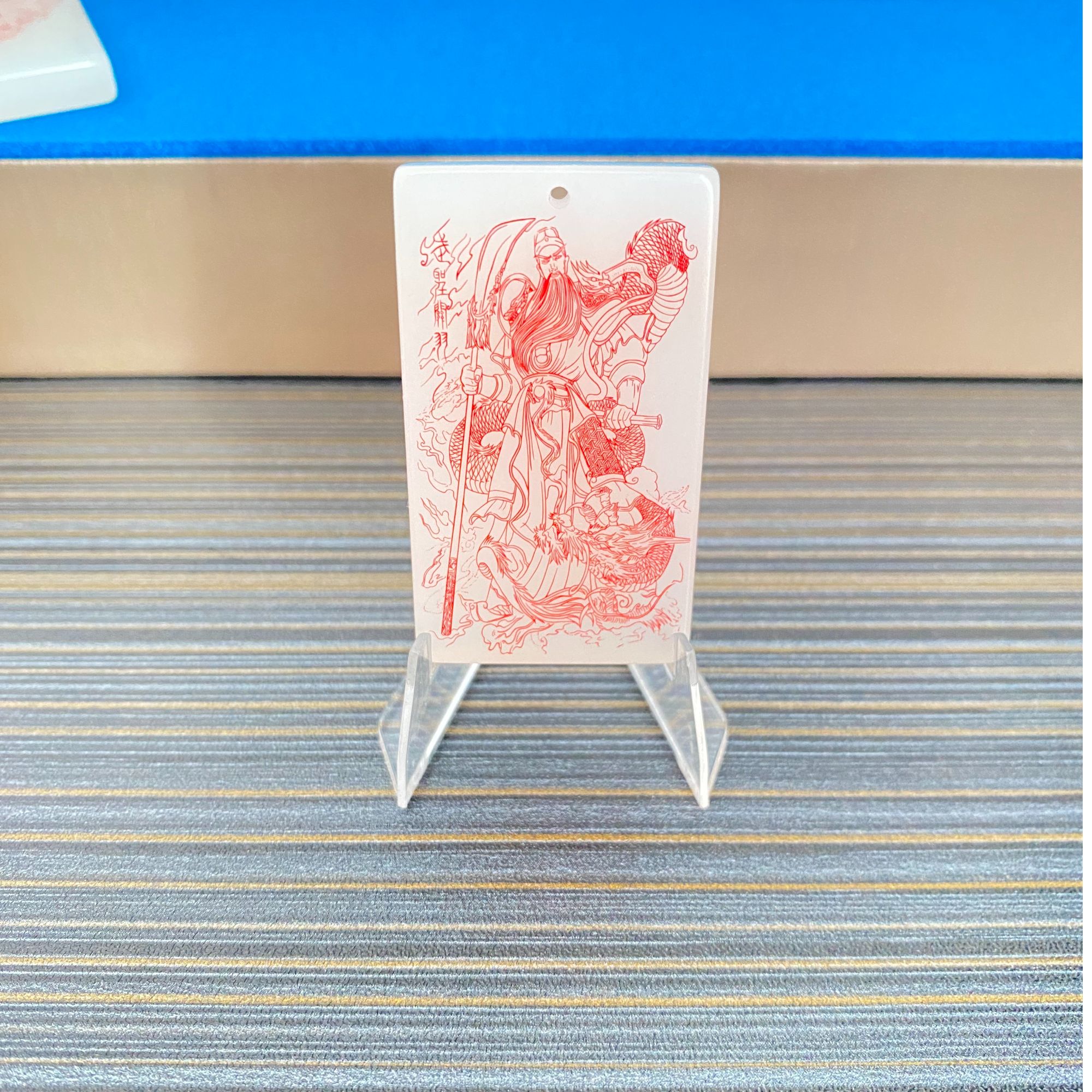 非金属木质吊坠 关公吊坠  【已祝福】