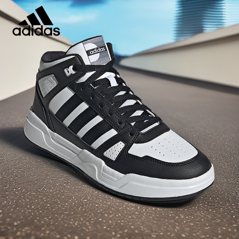 Adidas阿迪达斯秋冬款高帮板鞋男款百搭轻质板鞋JS3442